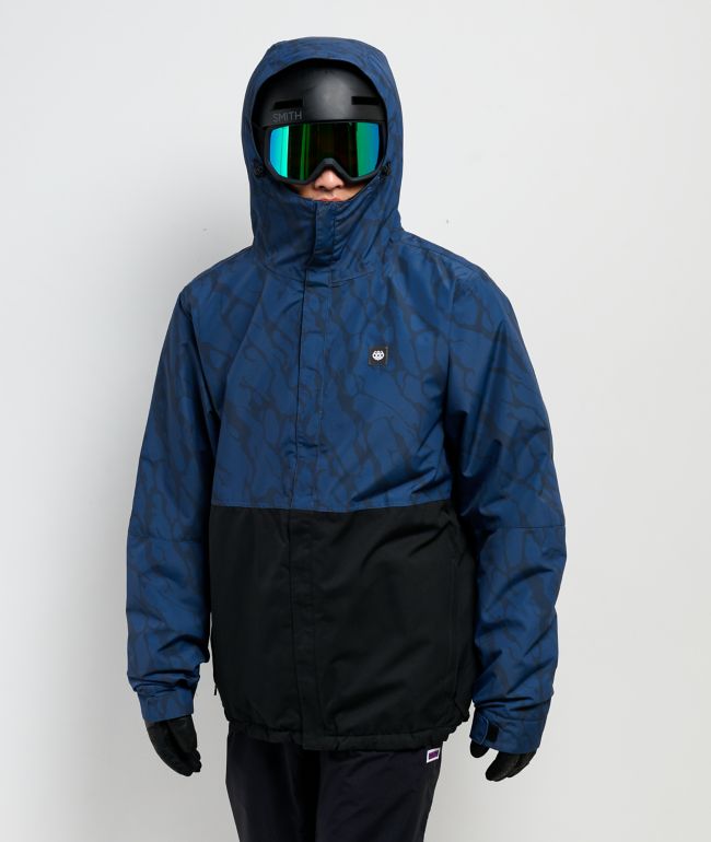 686 Foundation Insulated Blue 10K Snowboard Jacket | Zumiez
