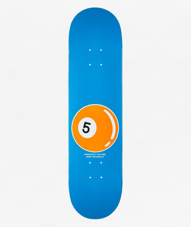 5Boro McDonald 5Ball Video Series 8.0" Skateboard Deck - 5Boro Skateboards