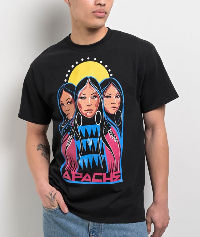 Apache Women Black T-Shirt - Apache
