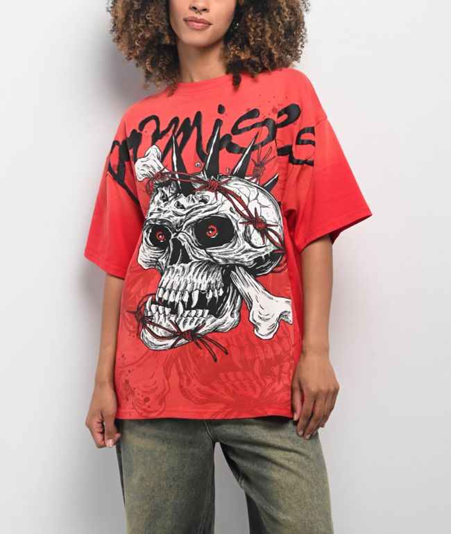 Broken Promises Bone Bitter Red T-Shirt - Broken Promises