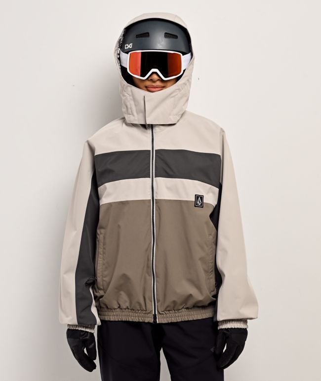 きゃらこ　VST BLK M Womens Colorblock Nylon Jacket | Sol Angeles