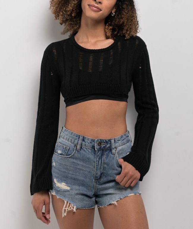 Ninth Hall Winona Bolero Black Shrug Tube Top Set