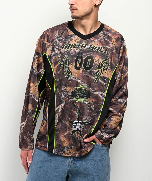 Ninth Hall Backfire Camo Long Sleeve Jersey - Ninth Hall