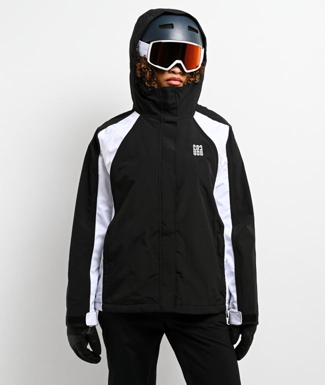686 Hologram™ Black & White 20K Snowboard Jacket - 686