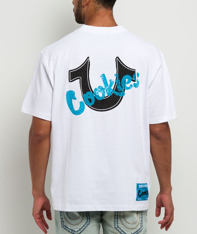 True Religion x Cookies Horseshoe Applique Black T-Shirt