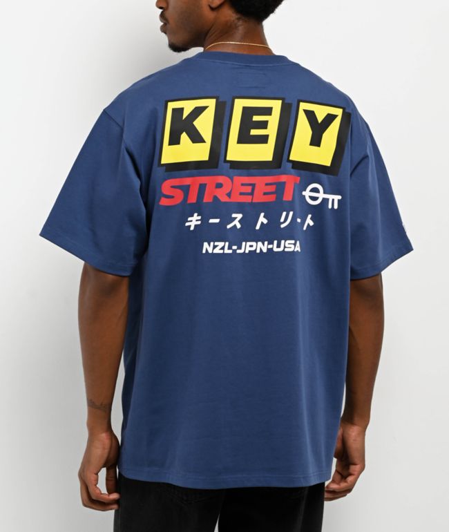 Krooked Bird Lightening Navy T-Shirt
