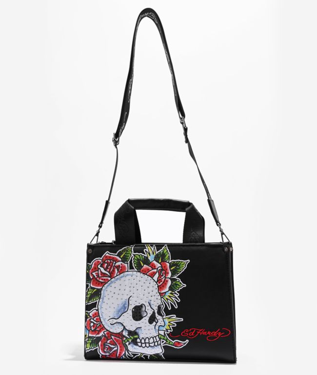 ショルダーバッグ・ポシェット Ed Hardy Nova Black Handbag Ed Hardy Nova Black Handbag | Zumiez