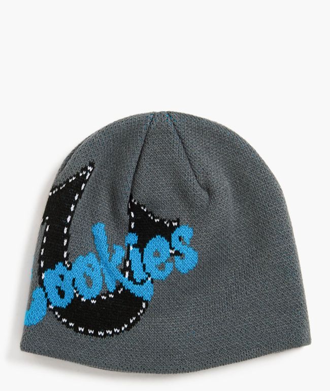 True Religion x Cookies Collab Grey Beanie - True Religion