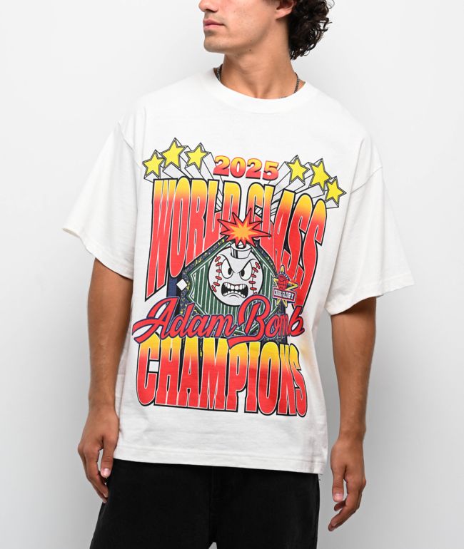Adam Bomb World Class Beige T-Shirt - Adam Bomb