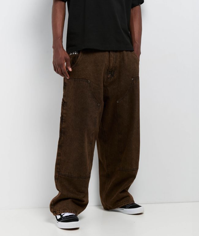 Adam Bomb Double Knee Rust Wash Carpenter Jeans - Adam Bomb