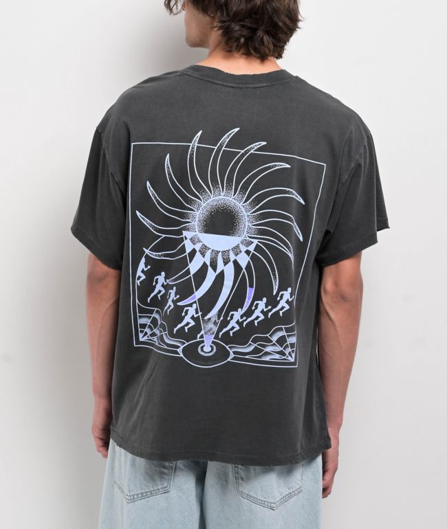 Dravus Nature's Embrace Charcoal T-Shirt | Zumiez