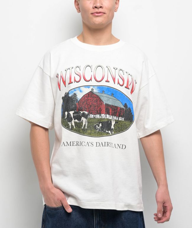 Dravus Wisconsin Natural T-Shirt - Dravus