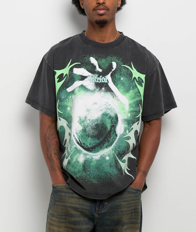 Vitriol Magic Orb Charcoal T-Shirt - Vitriol