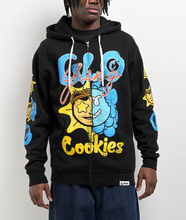 Cookies Chenille Black Zip Hoodie | Zumiez