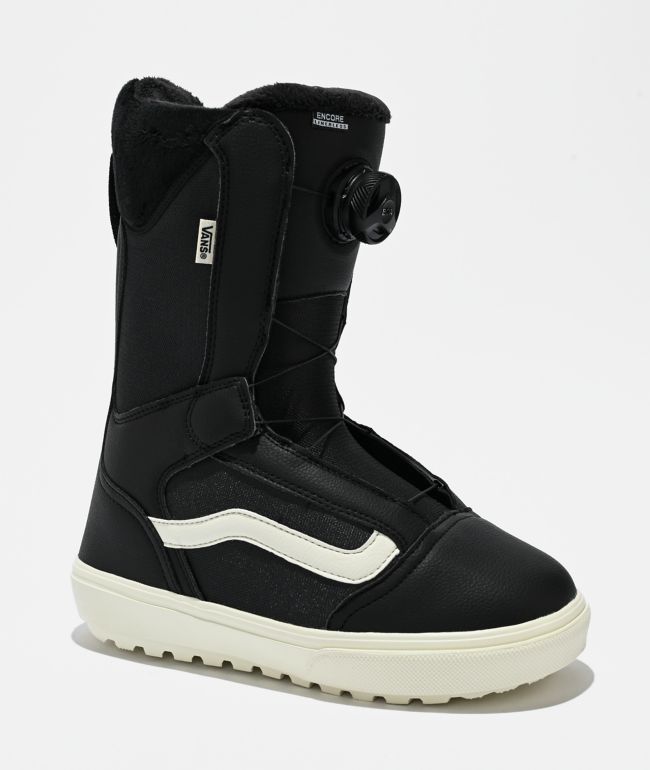 Vans Women's Encore Linerless Black & Marshmallow Snowboard Boots