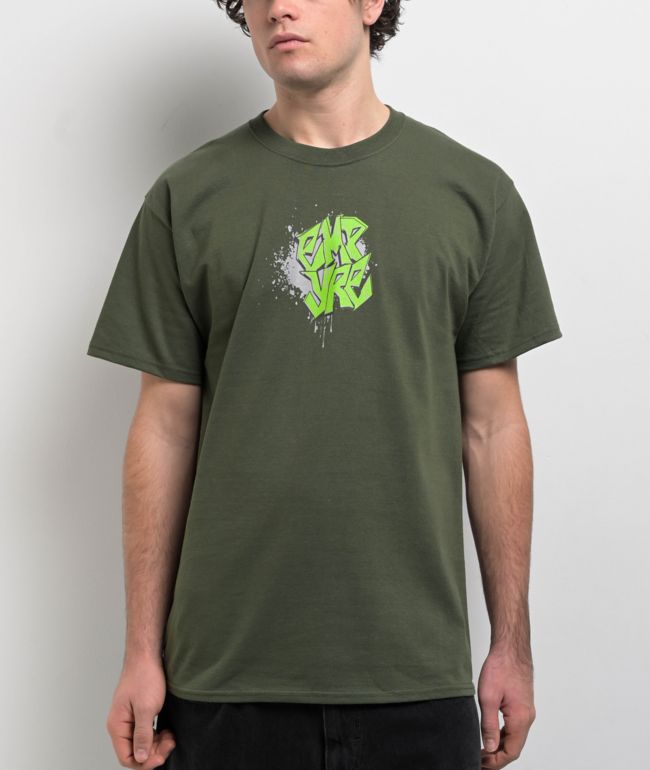 Empyre Numetal Logo Olive T-Shirt - Empyre