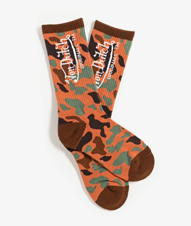 Von Dutch Duck Camo Crew Socks - Von Dutch