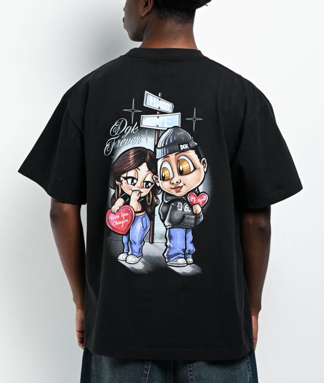 DGK Amor Heavyweight Vintage Black T-Shirt