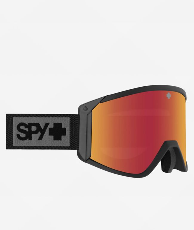 Spy Raider Matte Black Snowboard Goggles - Spy