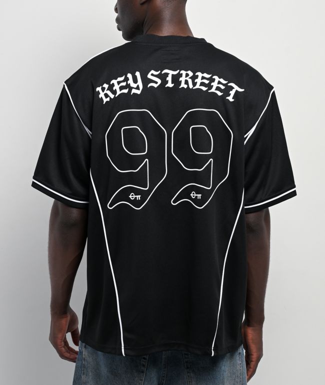 Key Street 92FC Volt Black Soccer Jersey - Key Street