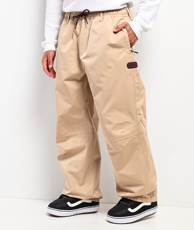 Howl Nowhere Tan 15K Snowboard Pants - HOWL