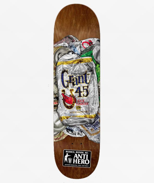Anti-Hero Grant Refuse 8.4" Skateboard Deck - Anti-Hero Skateboards