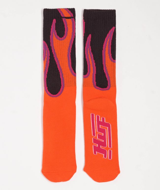 HUF Exhaust Red Crew Socks - HUF