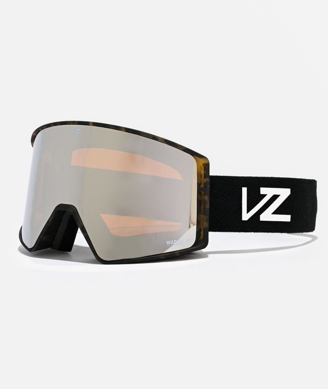 VONZIPPER Mach VFS Tort Satin & Silver Chrome Snowboard Goggles - Von Zipper
