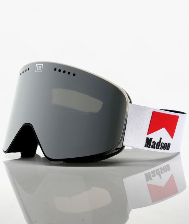 Madson Cylindro Drag Silver Mirror Snowboard Goggles - Madson