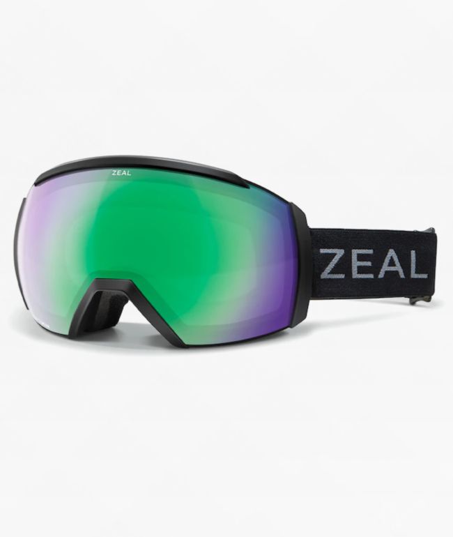 Zeal Hemisphere Dark Night & Jade Mirror Snowboard Goggles - Zeal Optics