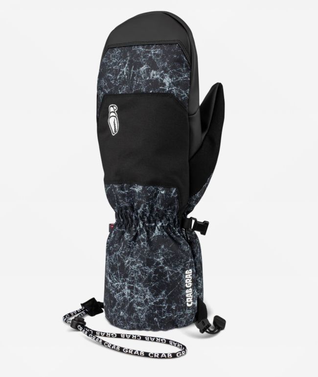 Crab Grab Mike Rav Black 15K Snowboard Mittens - Crab Grab
