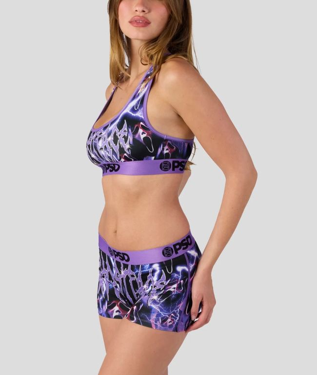 PSD x Ghostface Purple Sports Bra - PSD Underwear