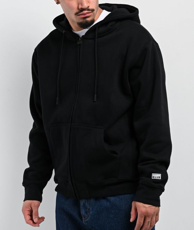 FB County Rhinestone Black Zip Hoodie | Zumiez