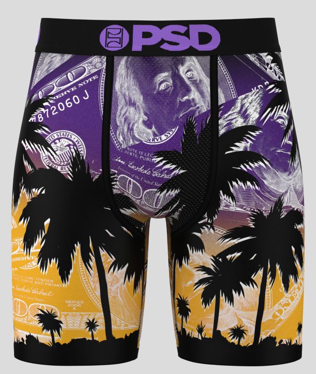 PSD Sunrise Benjis Purple Boxer Briefs - PSD Underwear
