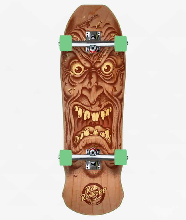Santa Cruz Roskopp Face Shaped Reissue 9.5" Cruiser Skateboard Complete - Santa Cruz Skate