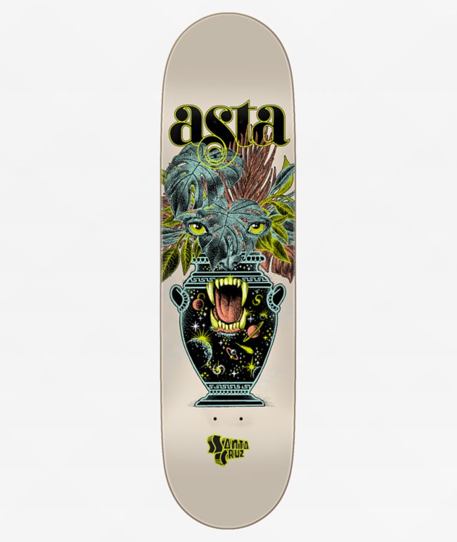 Santa Cruz Asta Cosmic Eyes Twin 8.25" Skateboard Deck - Santa Cruz Skate