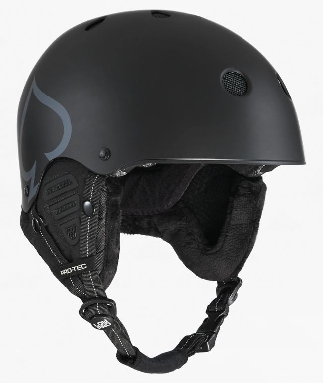 Pro-Tec Low Pro Matte Black Snowboard Helmet - Pro-Tec