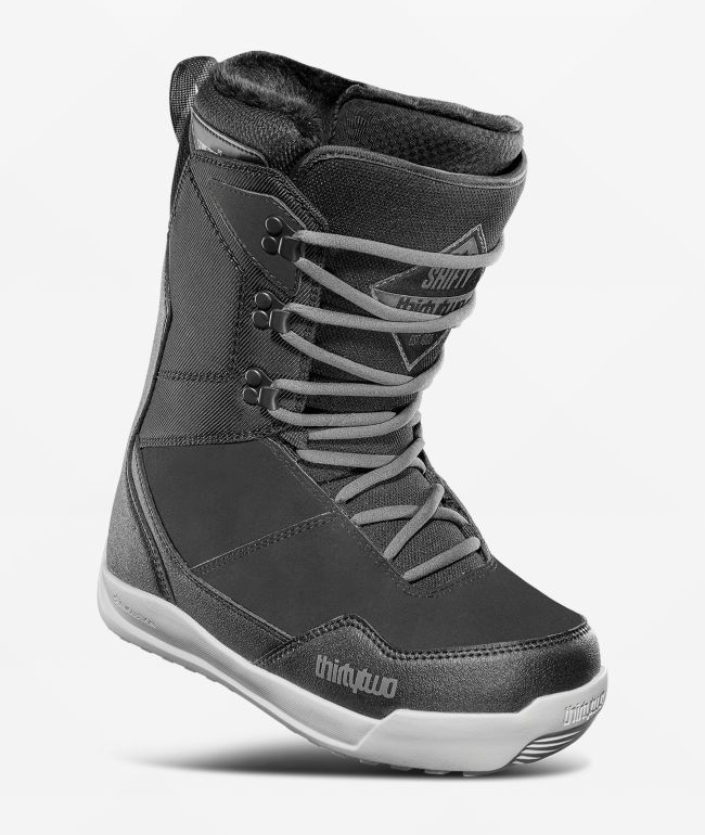 ThirtyTwo Shifty Lace Black Snowboard Boots 2024 | Zumiez