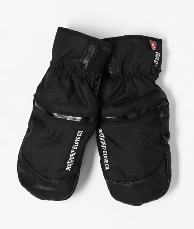 Deathgrip Werewolf Black Snowboard Mittens - Deathgrip Gloves