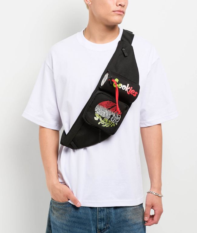 Cookies La Raza Parker Black Fanny Pack  - Cookies Clothing