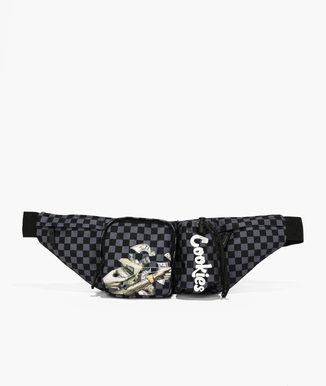 Sprayground Peeking Character Checker Fanny Pack | Zumiez