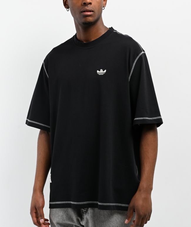 adidas Shmoofoil Heavyweight Black T-Shirt - adidas