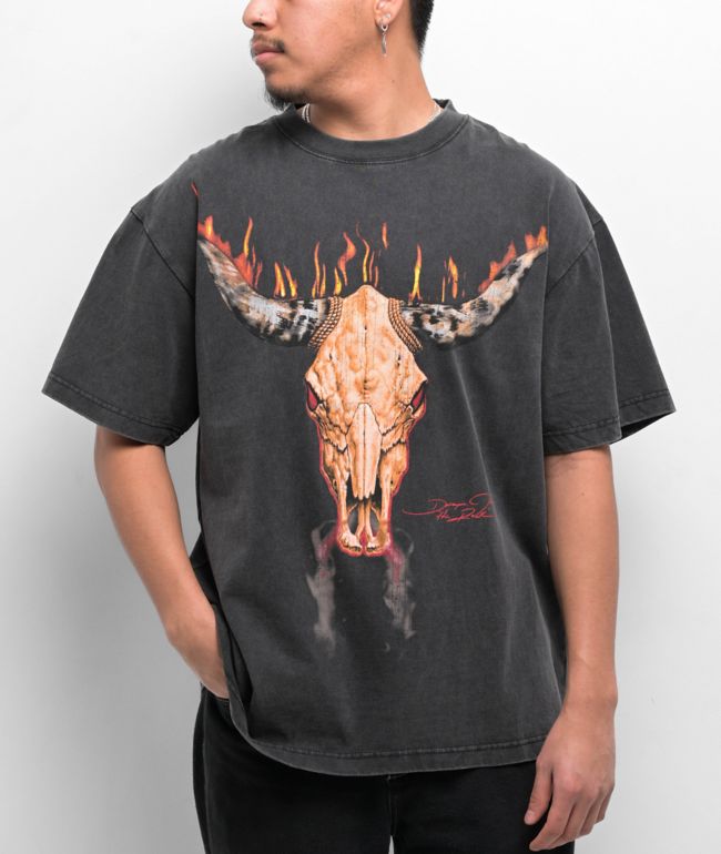 WWE Desert Rock Black Wash T-Shirt