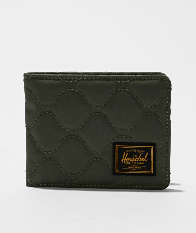 Herschel Supply Co. Roy Brown Quilted Bifold Wallet - Herschel Supply