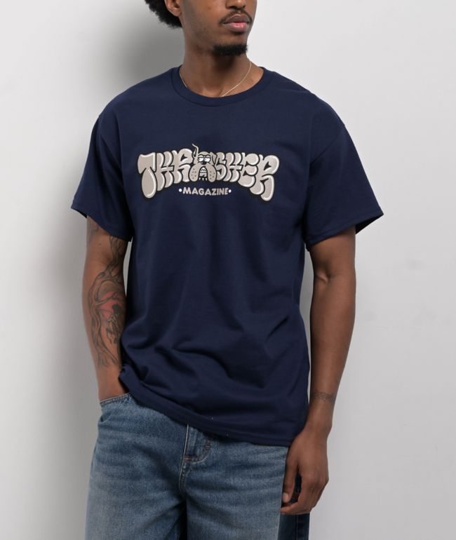 トップス IPATH Print Tee MADE IN USA M Ipath Vintage Logo Navy T-Shirt | Zumiez