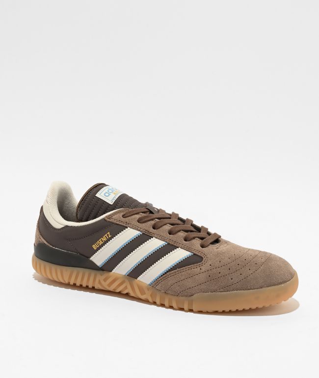 adidas Busenitz Indoor Super Earth Strata & Charcoal Skate Shoes - adidas