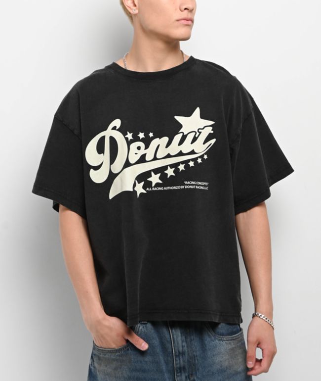 Donut Racing Concepts Black Wash T-Shirt - Donut