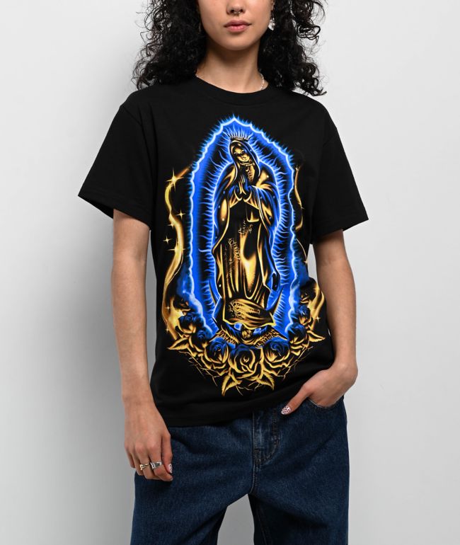 DGA Aztlan Guadalupe Drama Black T-Shirt