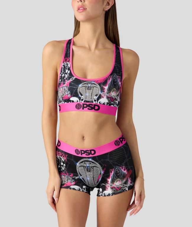 PSD x Broken Promises Chainsaw Sports Bra - PSD Underwear