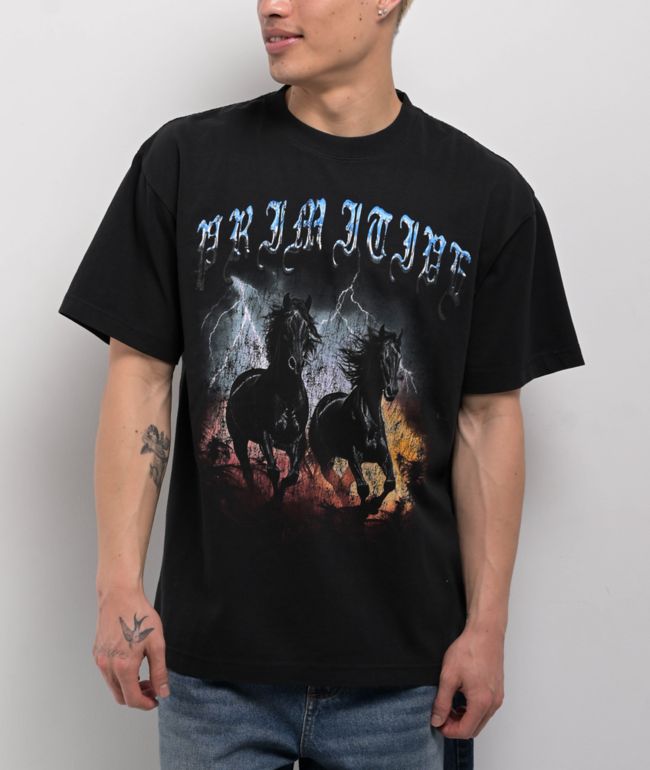 Primitive Storm Black T-Shirt - Primitive
